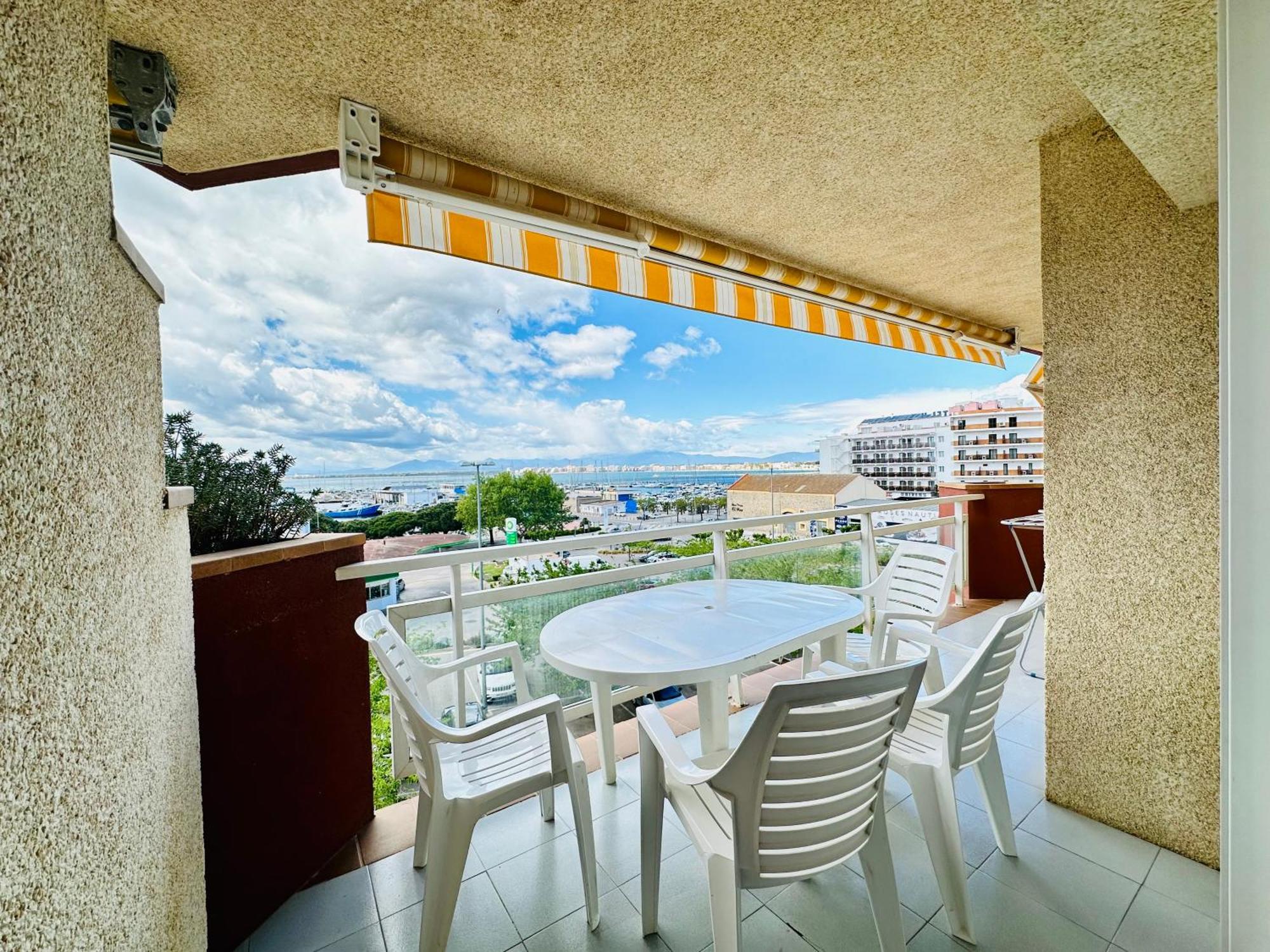 Roc Mar 3 3B - Apartamento Cerca Del Centro Y De La Playa - Terraza Con Vistas Al Mar Y Al Puerto Roses Exterior photo