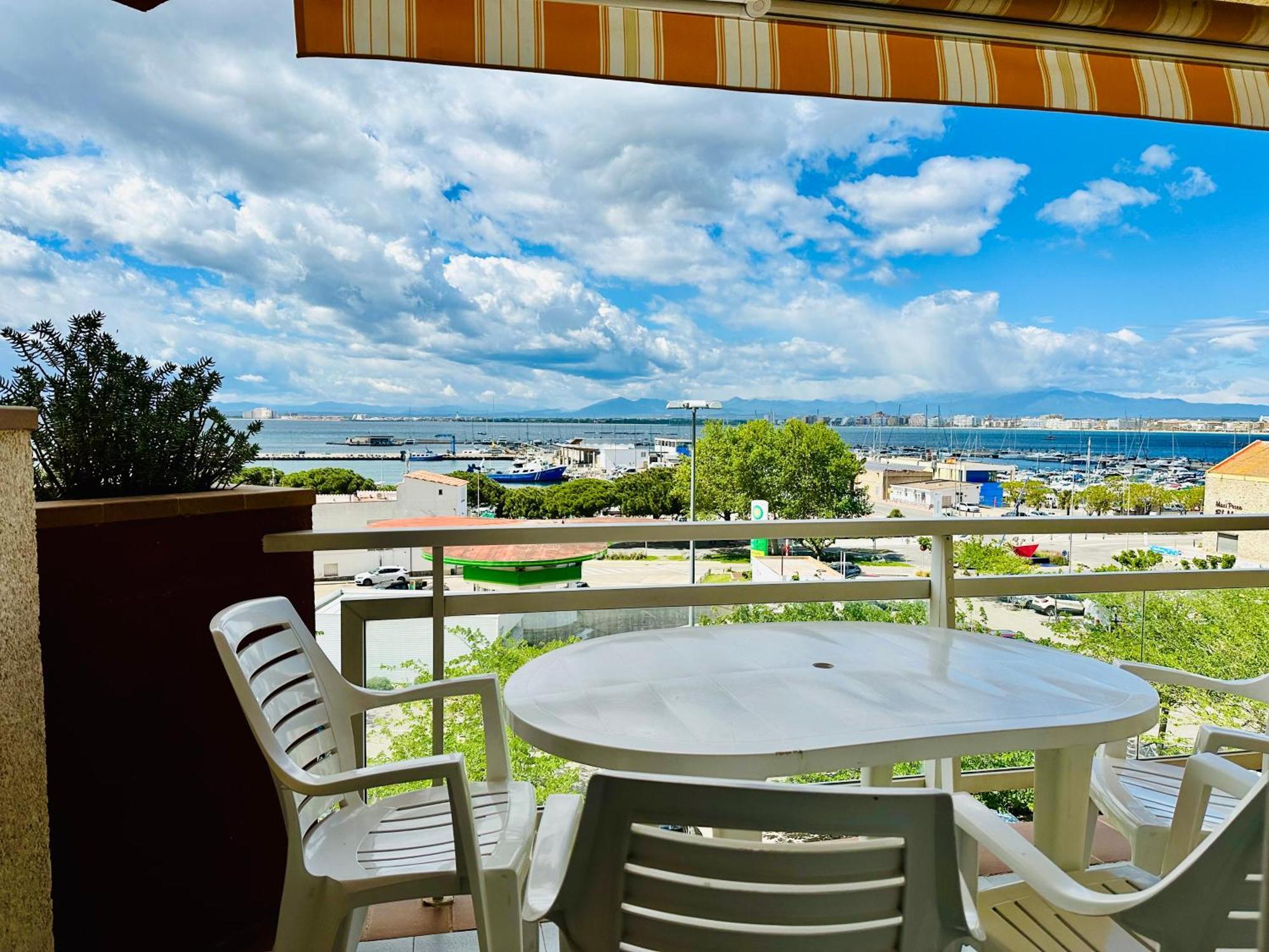 Roc Mar 3 3B - Apartamento Cerca Del Centro Y De La Playa - Terraza Con Vistas Al Mar Y Al Puerto Roses Exterior photo